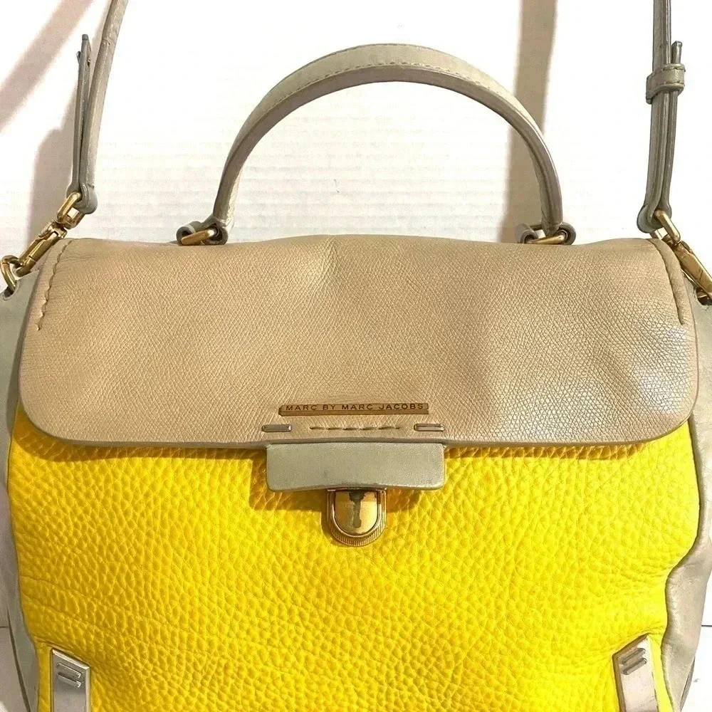 Marc By Marc Jacobs leather satchel handbag
